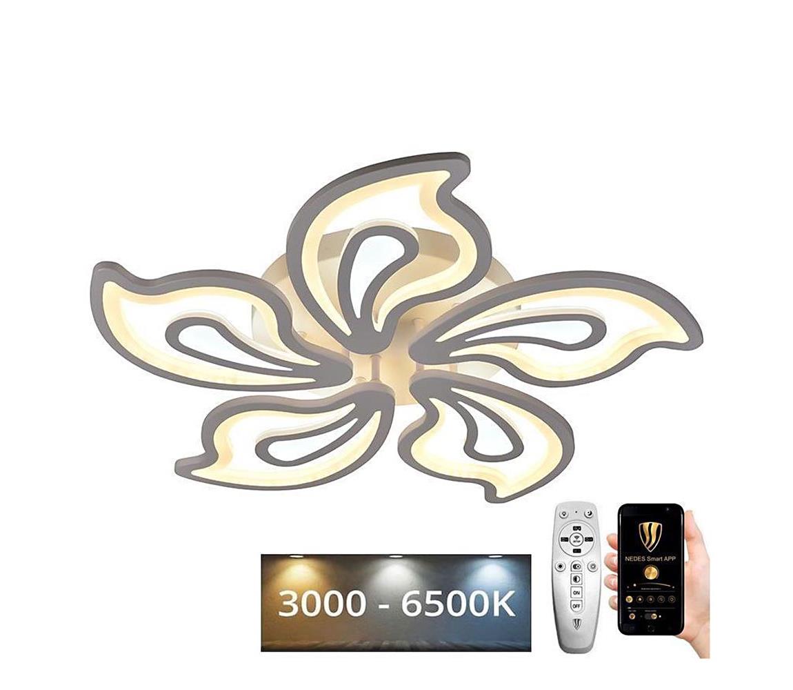 Lustră LED aplicată dimabilă LED/125W/230V 3000-6500K + telecomandă