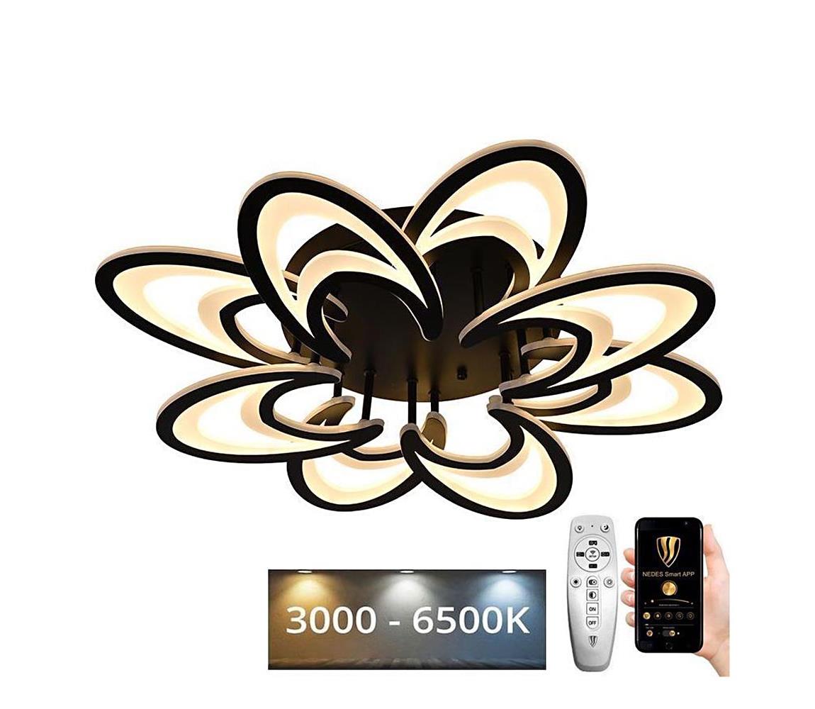 Lustră LED aplicată dimabilă LED/125W/230V 3000-6500K + telecomandă