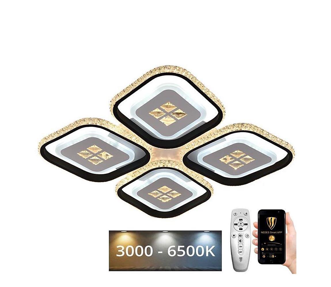 Lustră LED aplicată dimabilă LED/130W/230V 3000-6500K + telecomandă