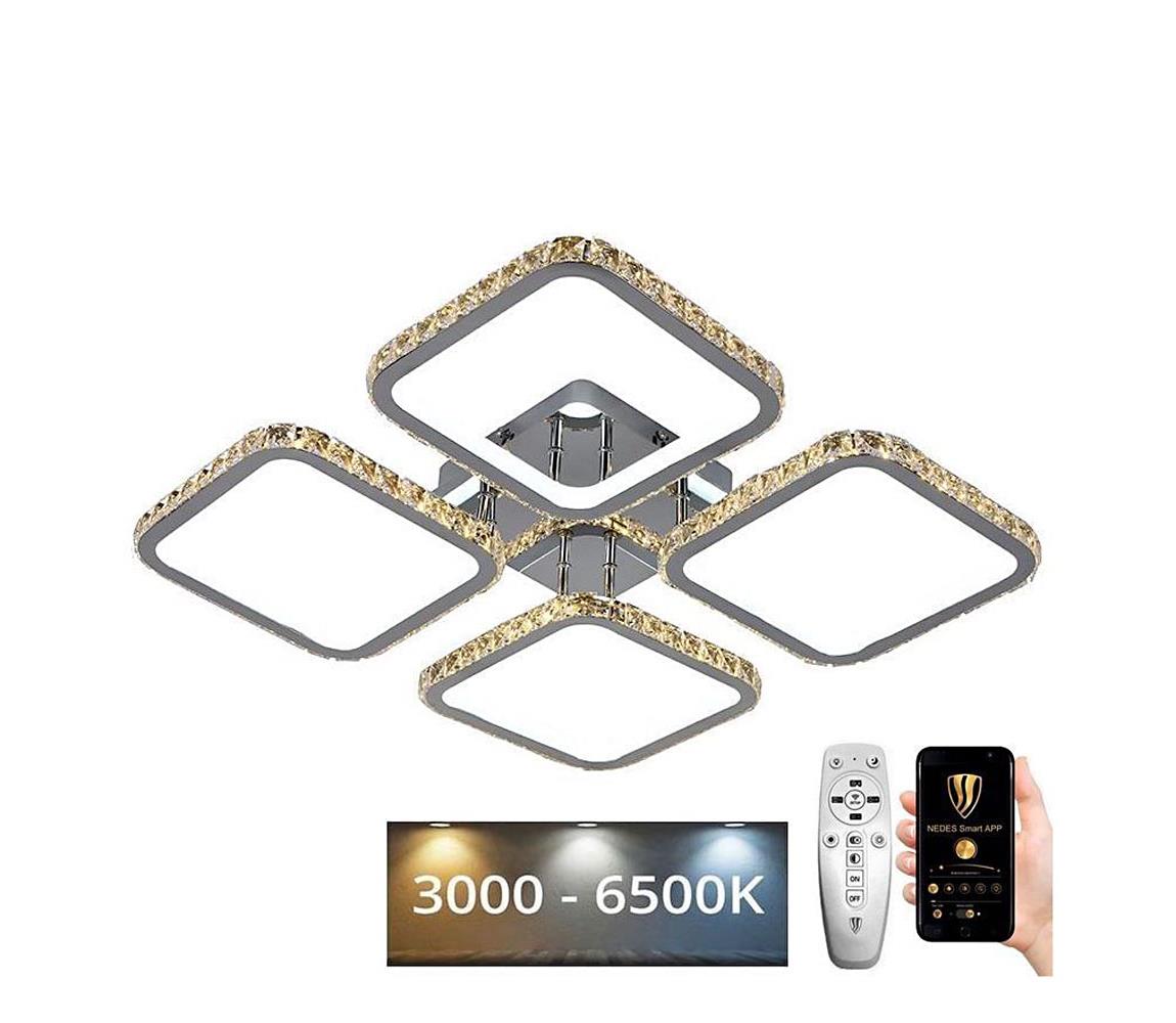 Lustră LED aplicată dimabilă LED/160W/230V 3000-6500K + telecomandă