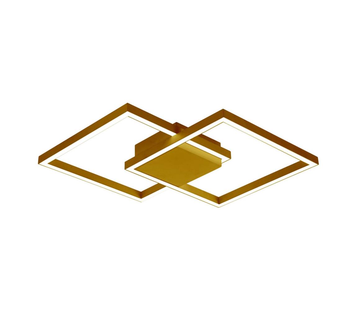 Lustră LED aplicată dimabilă LED/25W/230V auriu Zam 2028