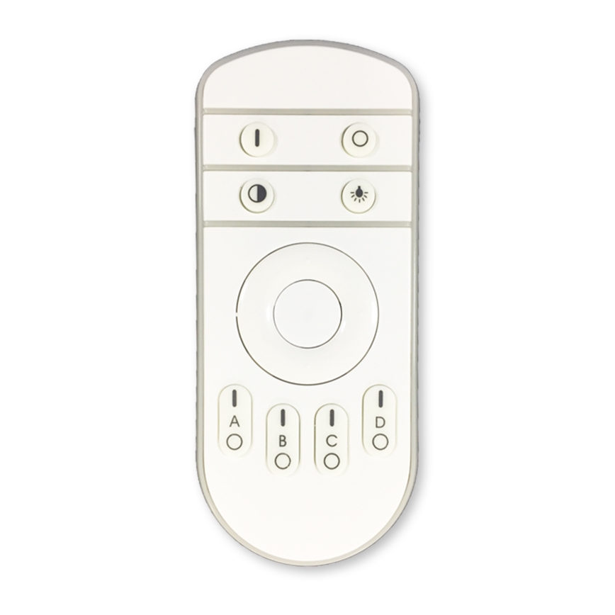 Lustră LED aplicată dimabilă LED/50W/230V 3000-6500K neagră Top Light + telecomandă