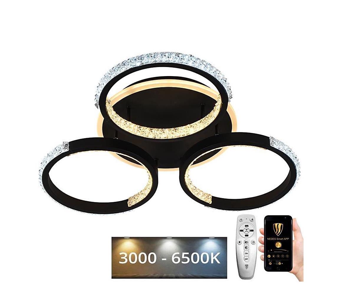 Lustră LED aplicată dimabilă LED/60W/230V 3000-6500K + telecomandă
