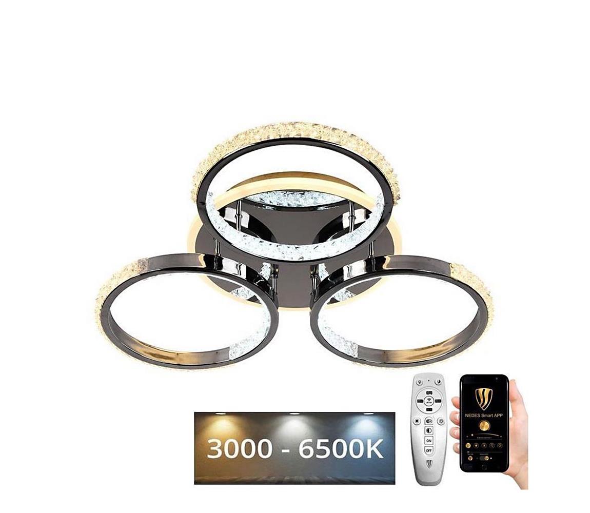Lustră LED aplicată dimabilă LED/60W/230V 3000-6500K + telecomandă