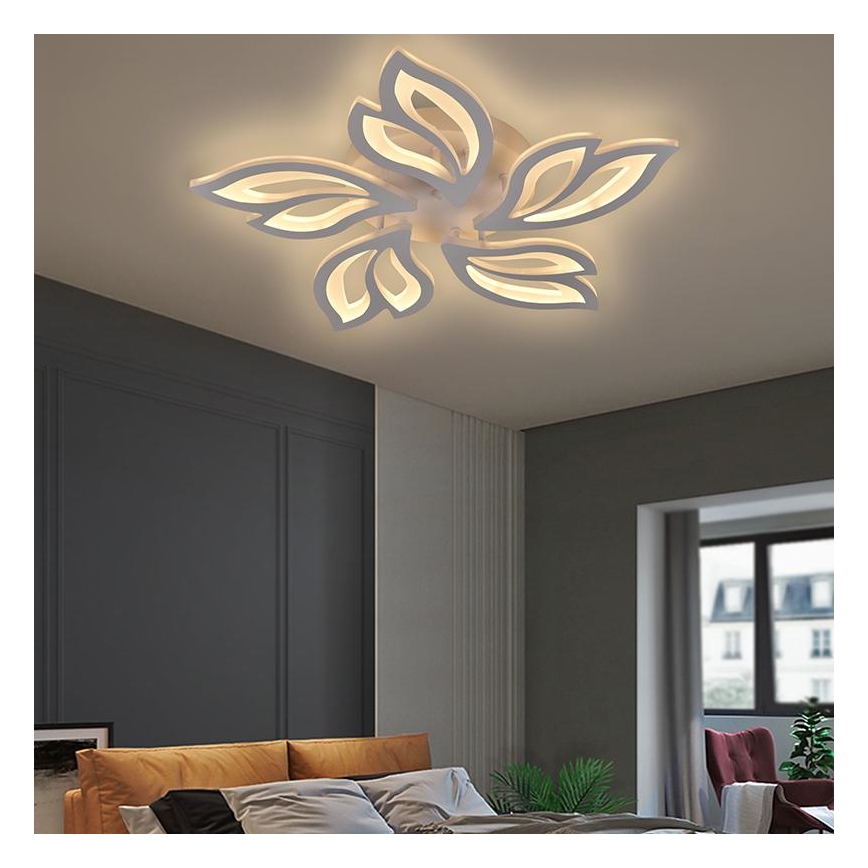 Lustră LED aplicată dimabilă LED/65W/230V 3000-6500K + telecomandă