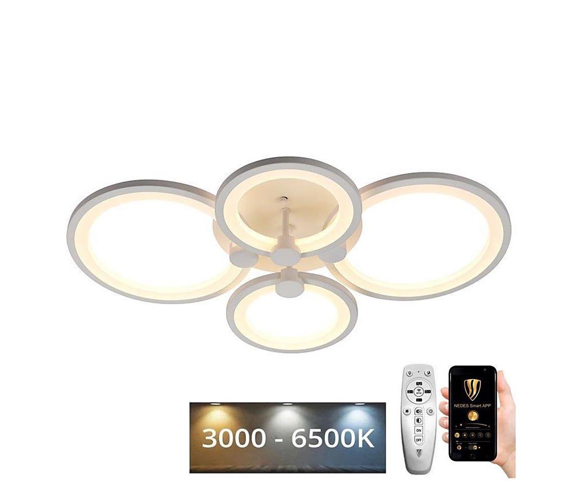 Lustră LED aplicată dimabilă LED/65W/230V 3000-6500K + telecomandă