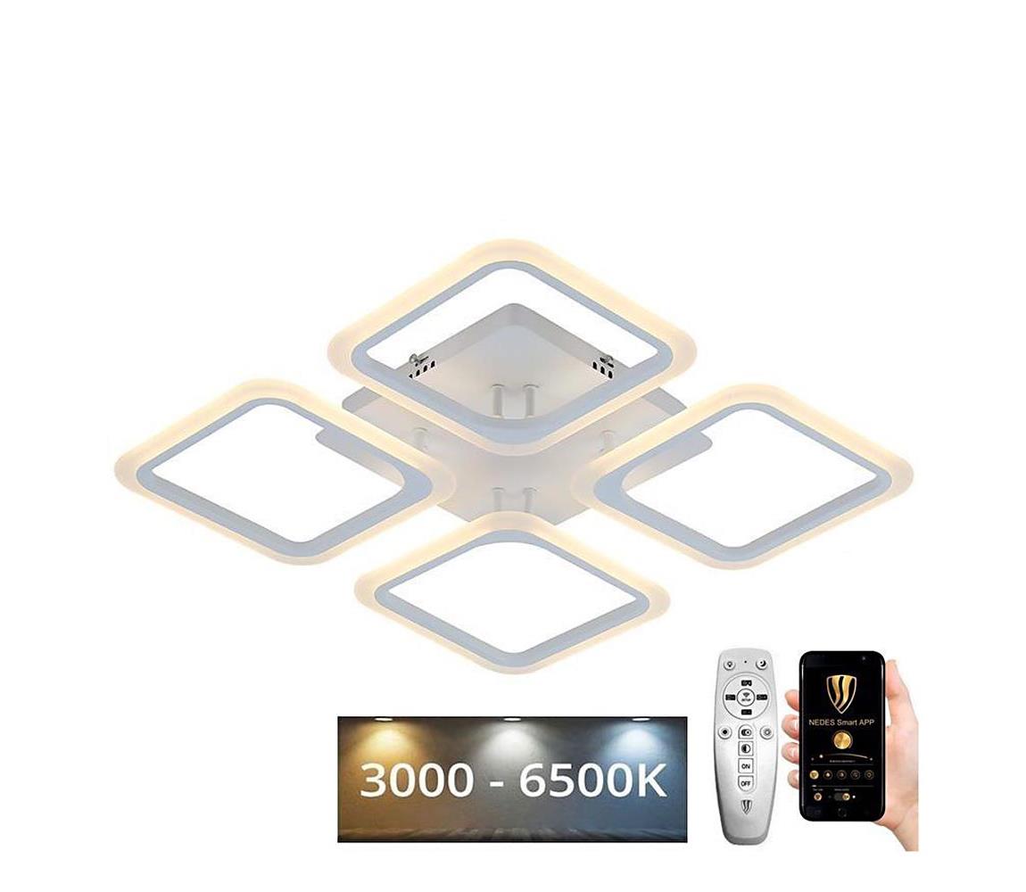 Lustră LED aplicată dimabilă LED/70W/230V 3000-6500K + telecomandă