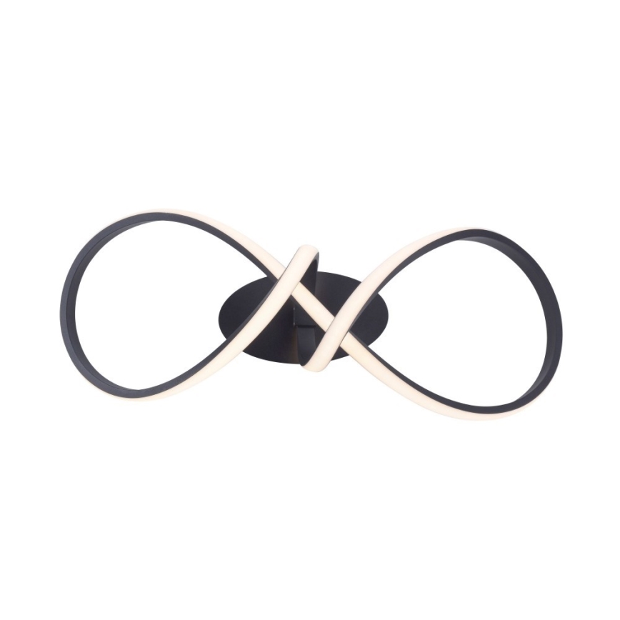 Lustră LED aplicată dimabilă MARIA LED/16W/230V neagră Leuchten Direkt 15403-18