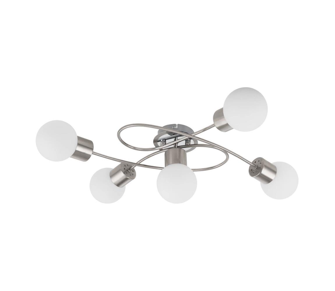 Lustră LED aplicată Eglo 54686 5xE14/6W/230V auriu