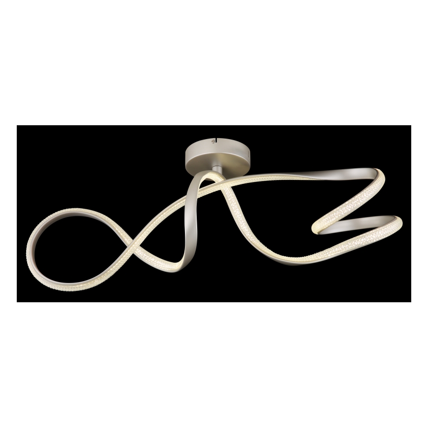 Lustră LED aplicată Globo LED/30W/230V crom mat