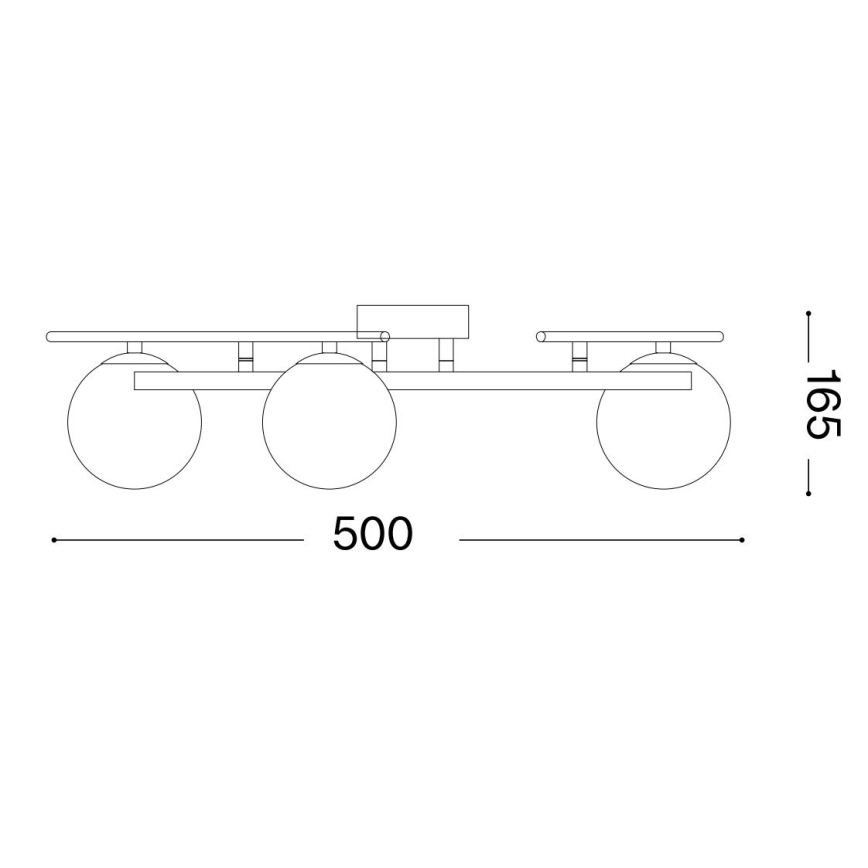 Lustră LED aplicată Ideal Lux ATLAS 3xG9/3W/230V alb