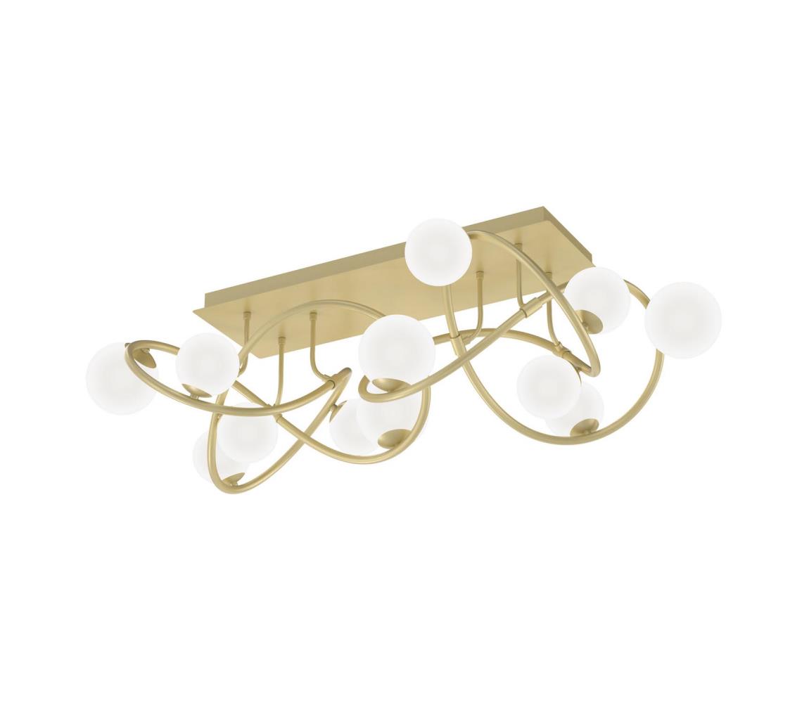 Lustră LED aplicată NANCY Wofi 9014-1201 12xG9/35W/230V auriu/alb