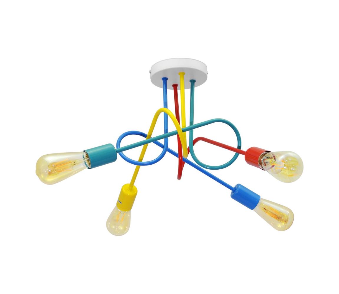 Lustră LED aplicată pentru copii OXFORD 4xE27/10W/230V