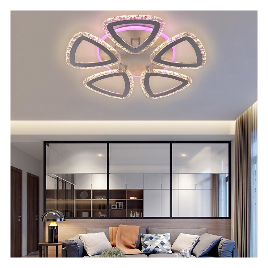 Plafonieră LED dimabilă aplicată LED/70W/230V 3000-6500K + telecomandă