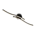 Lustră LED aplicată REY 2xLED/6W/230V negru Briloner 3718-025