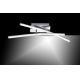Lustră LED aplicată SIMON 2xLED/5W/230V crom mat Leuchten Direkt 11270-55
