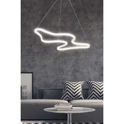 Lustră LED ARTISAN suspendată pe cablu 36W/230V 6500K alb