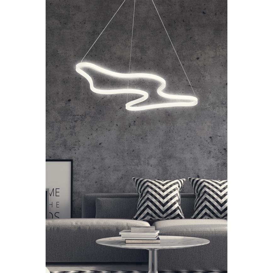 Lustră LED ARTISAN suspendată pe cablu 36W/230V 6500K alb
