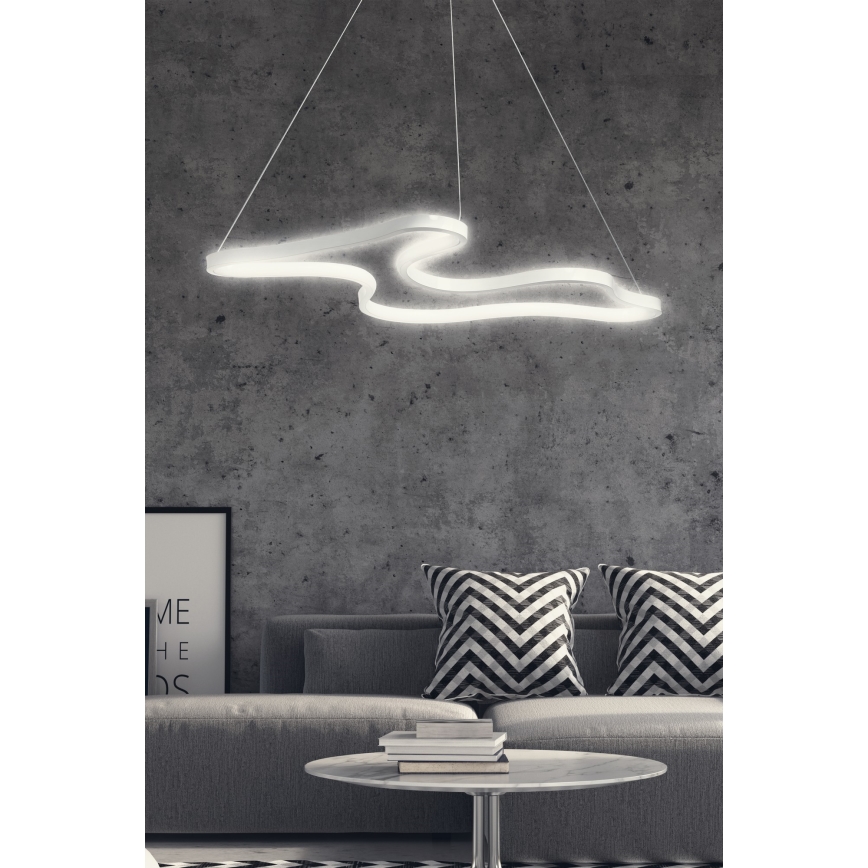 Lustră LED ARTISAN suspendată pe cablu 36W/230V 6500K alb