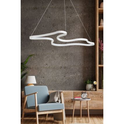 Lustră LED ARTISAN suspendată pe cablu 36W/230V 6500K alb