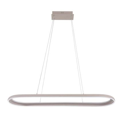 Lustră LED CASHMERE pe cablu, 80 W, 230 V, 30 x 100 cm, bej