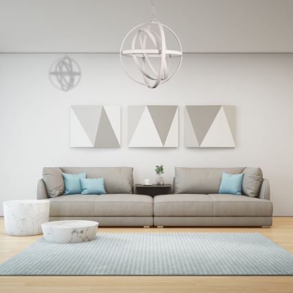 Lustră LED COPERNICUS pe cablu, 260W, 230V, alb