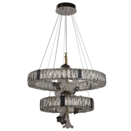 Lustră LED de cristal dimabilă pe cablu LED/70W/230V 3000-6500K + telecomandă