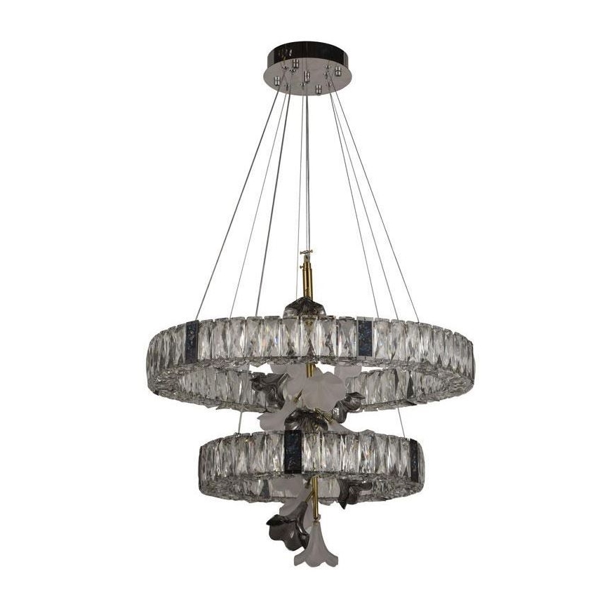 Lustră LED de cristal dimabilă pe cablu LED/70W/230V 3000-6500K + telecomandă