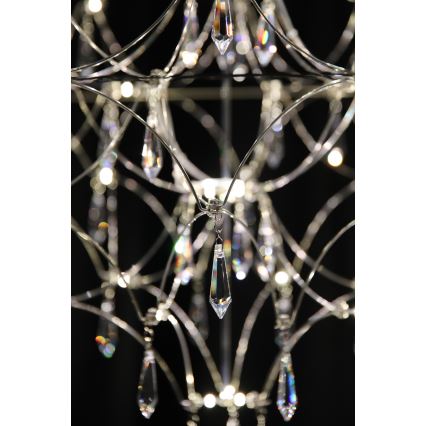 Lustră LED de cristal dimabilă pe cablu Markslöjd 108870 EFESOS LED/25W/230V d. 80 cm