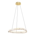 Lustră LED de cristal dimabilă pe cablu Zuma Line LED/25W/230V 2700-6000K + telecomandă
