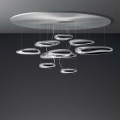 Lustră LED dimabilă aplicată Artemide 1366110A MERCURY LED/58W/230V 3000K
