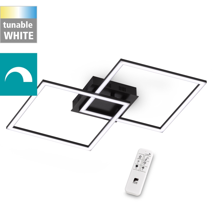 Lustră LED dimabilă aplicată Eglo LED/28W/230V 3000-6500K + telecomandă