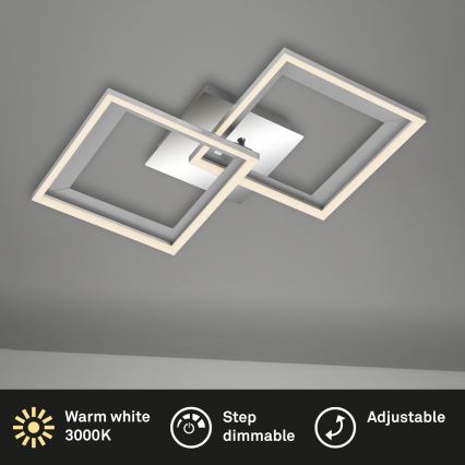 Lustră LED dimabilă aplicată FRAME 2xLED/11W/230V Brilo