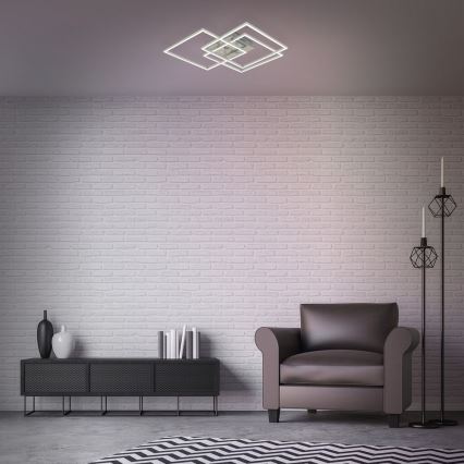 Lustră LED dimabilă aplicată FRAME LED/40W/230V 2700-5000K Wi-Fi Tuya Brilo + telecomandă