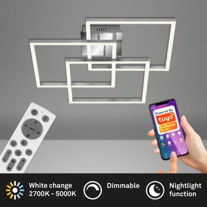 Lustră LED dimabilă aplicată FRAME LED/40W/230V 2700-5000K Wi-Fi Tuya Brilo + telecomandă