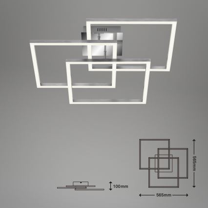 Lustră LED dimabilă aplicată FRAME LED/40W/230V 2700-5000K Wi-Fi Tuya Brilo + telecomandă