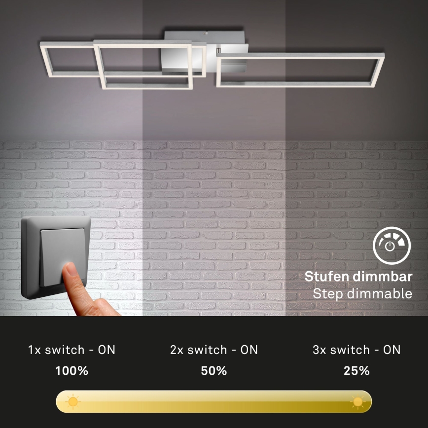 Lustră LED dimabilă aplicată FRAME LED/44W/230V Briloner