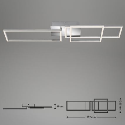 Lustră LED dimabilă aplicată FRAME LED/44W/230V Briloner