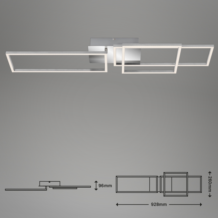 Lustră LED dimabilă aplicată FRAME LED/44W/230V Briloner