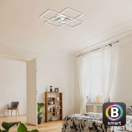 Lustră LED dimabilă aplicată FRAME LED/50W/230V 2700-6500K Wi-Fi Tuya Brilo + telecomandă