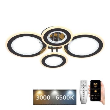 Lustră LED dimabilă aplicată LED/100W/230V 3000-6500K + telecomandă