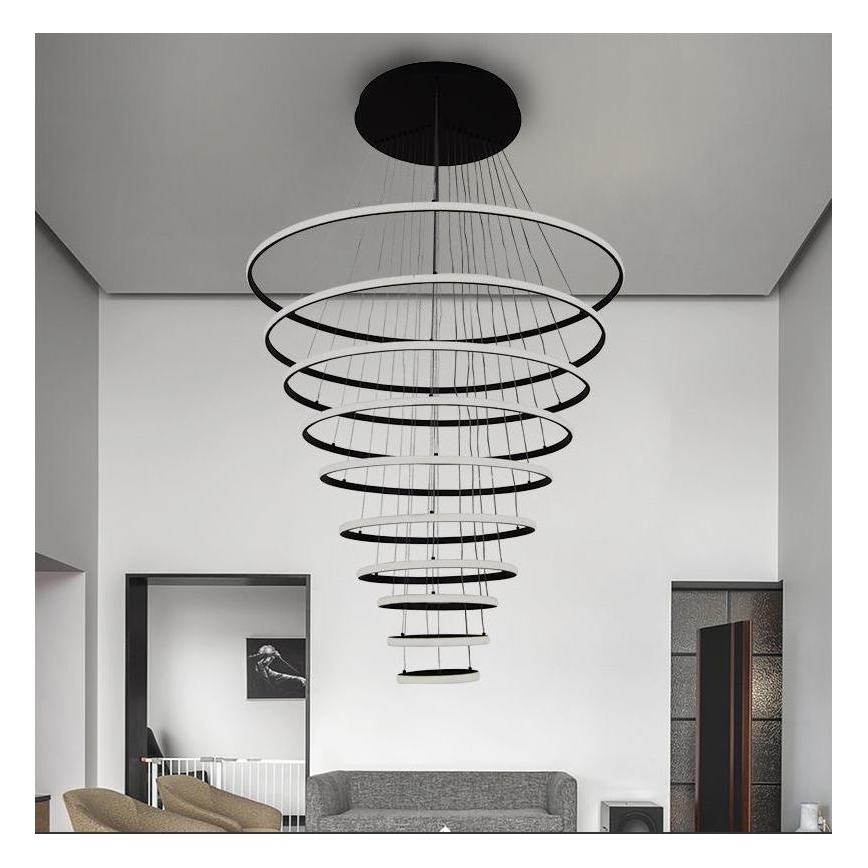 Lustră LED dimabilă aplicată LED/365W/230V 3000-6500K + telecomandă