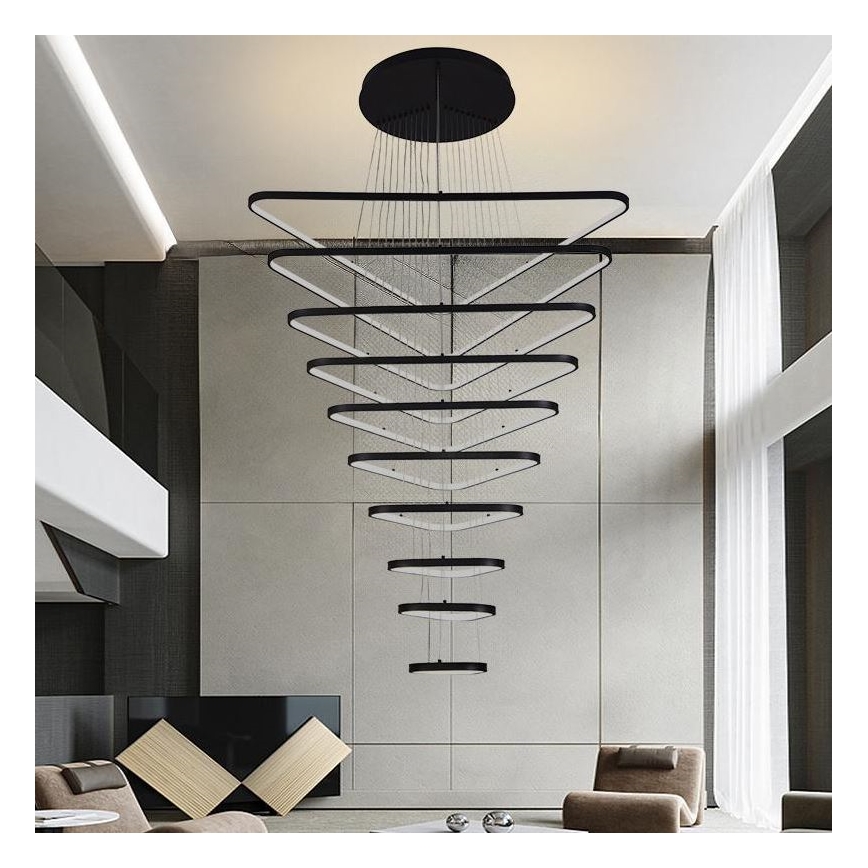 Lustră LED dimabilă aplicată LED/385W/230V 3000-6500K + telecomandă