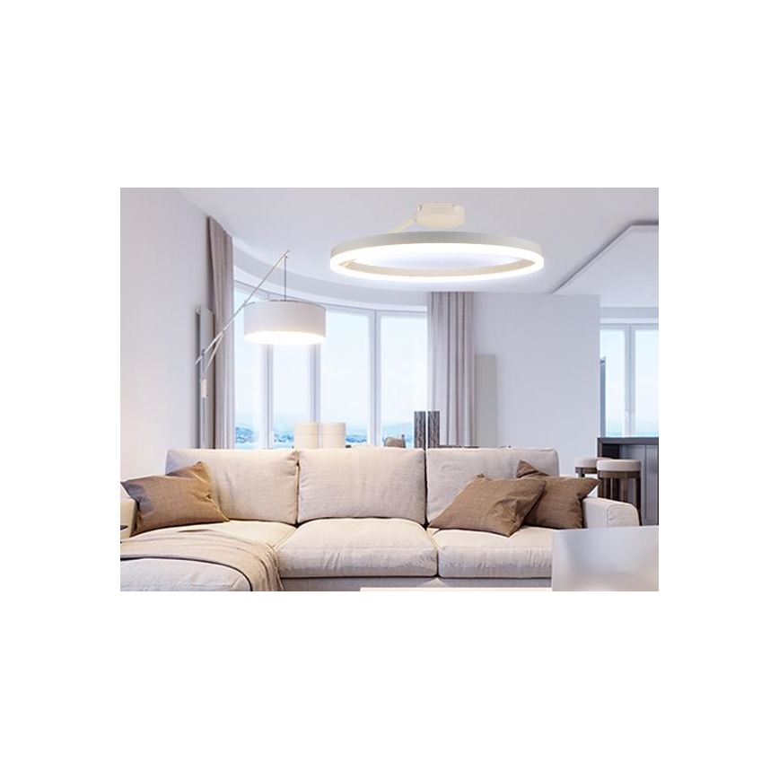 Lustră LED dimabilă aplicată LED/40W/230V 3000-6500K alb + telecomandă