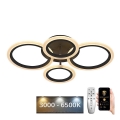 Lustră LED dimabilă aplicată LED/50W/230V 3000-6500K + telecomandă