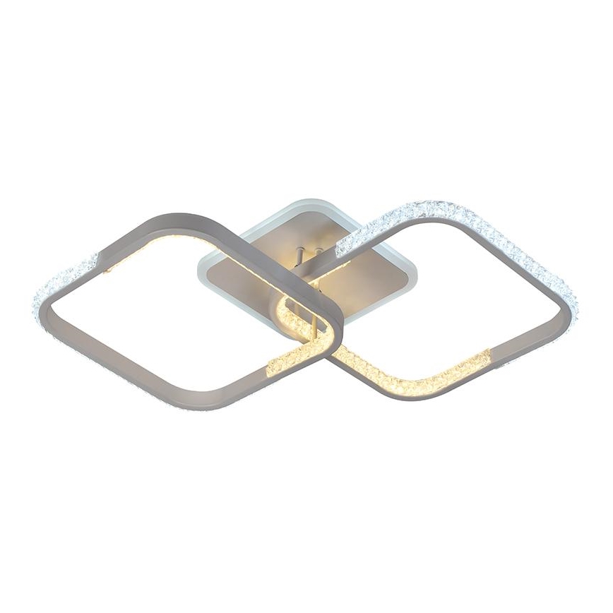 Lustră LED dimabilă aplicată LED/55W/230V 3000-6500K + telecomandă