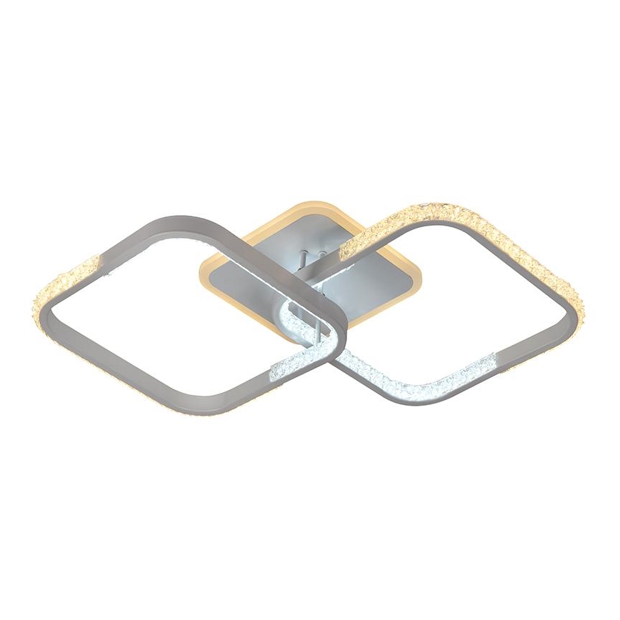 Lustră LED dimabilă aplicată LED/55W/230V 3000-6500K + telecomandă