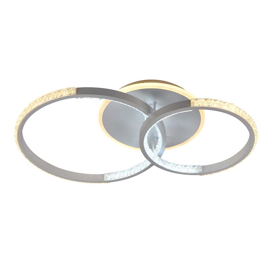 Lustră LED dimabilă aplicată LED/55W/230V 3000-6500K + telecomandă