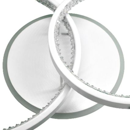 Lustră LED dimabilă aplicată LED/55W/230V 3000-6500K + telecomandă