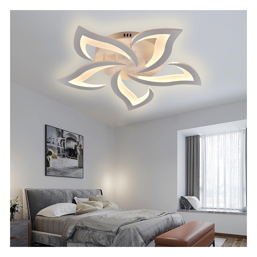 Lustră LED dimabilă aplicată LED/55W/230V 3000-6500K + telecomandă